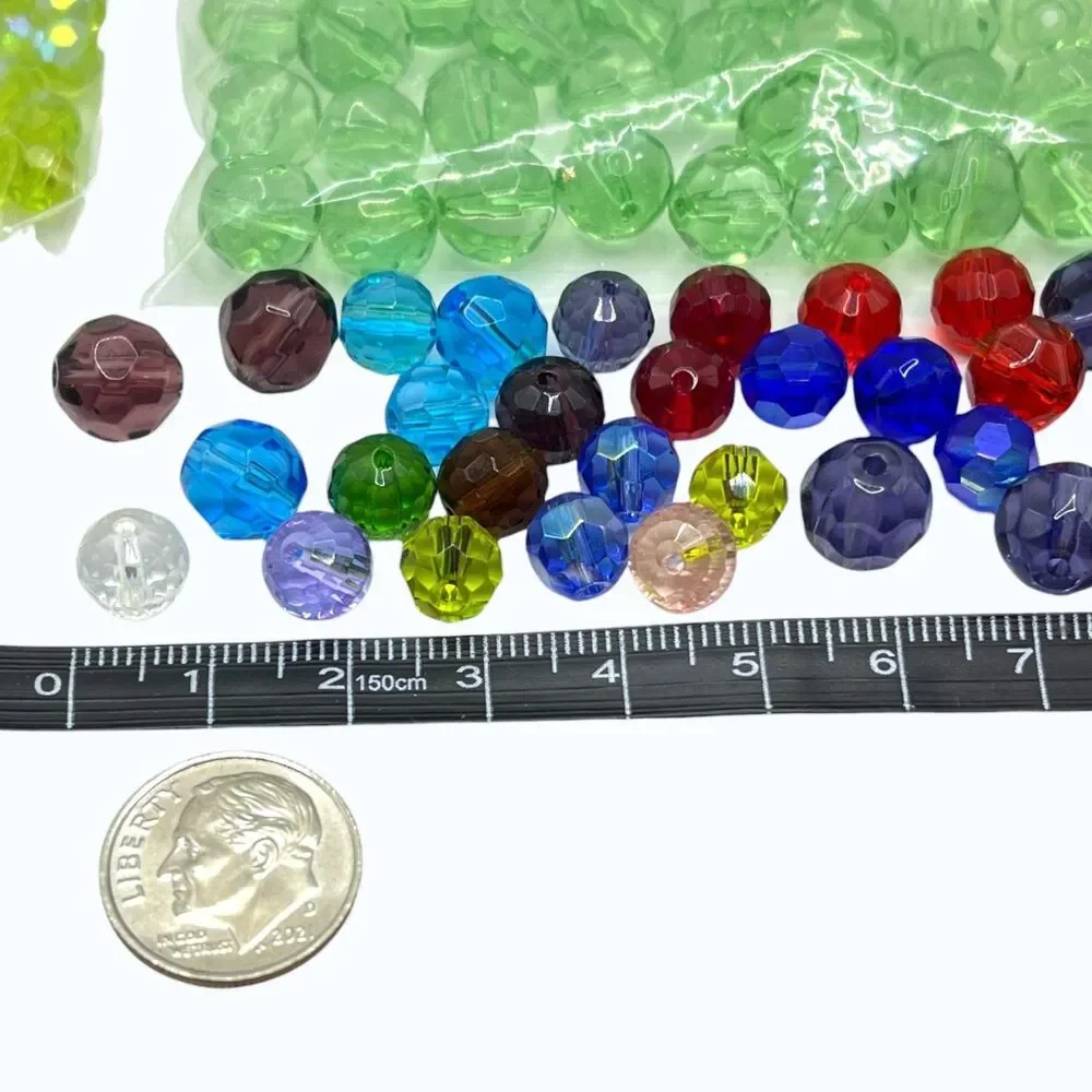 Mixed Lot Beads Pendants Glass Gemstone Metal Jewelry Making Variety Colorful